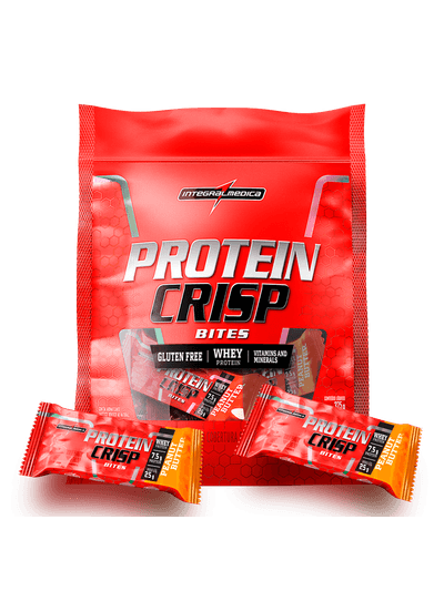 Protein Crisp Bites Peanut Butter - Tamanho ideal para o seu snack
