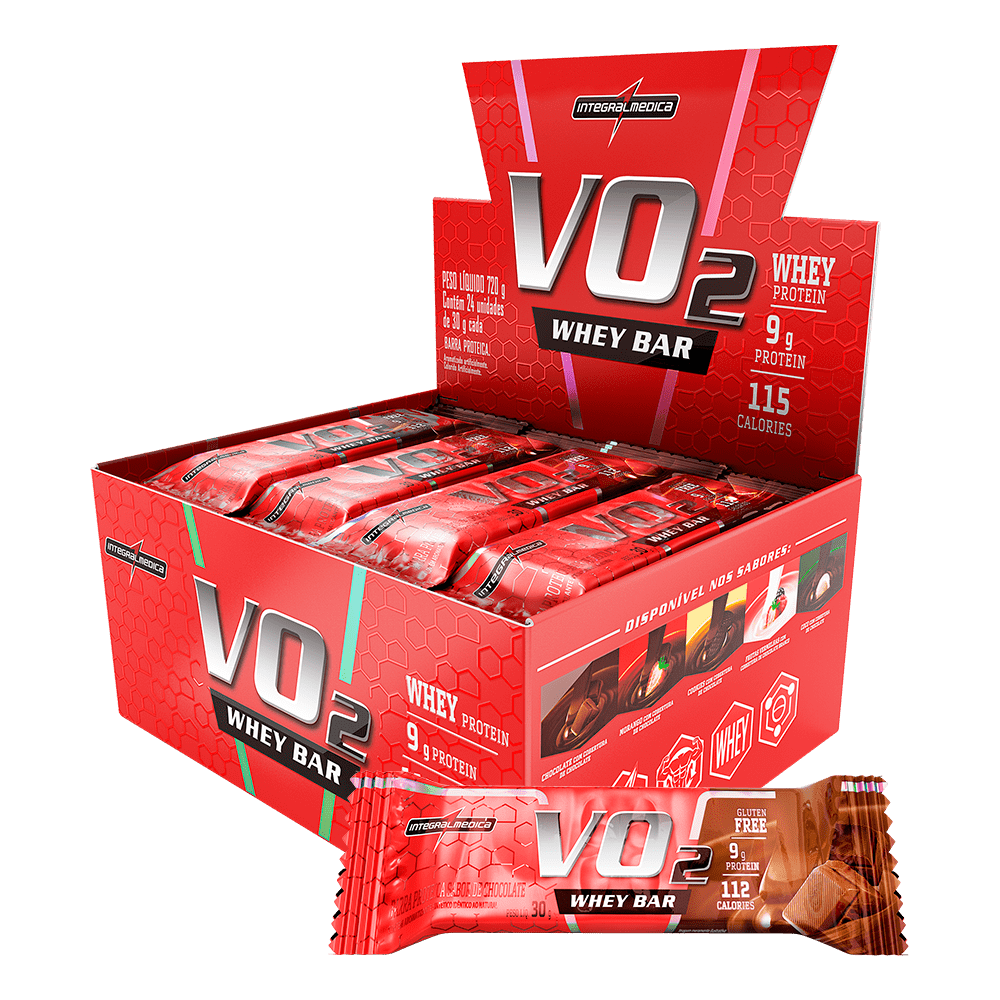 Vo2 Whey Bar Barra De Proteína Integralmedica 