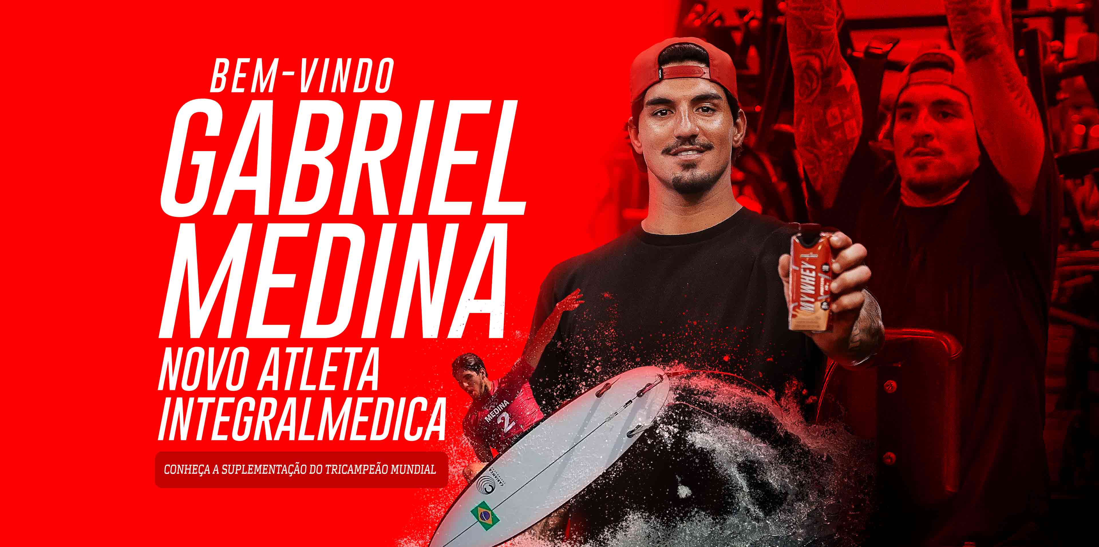 Boas Vindas - Atleta Gabriel Medina
