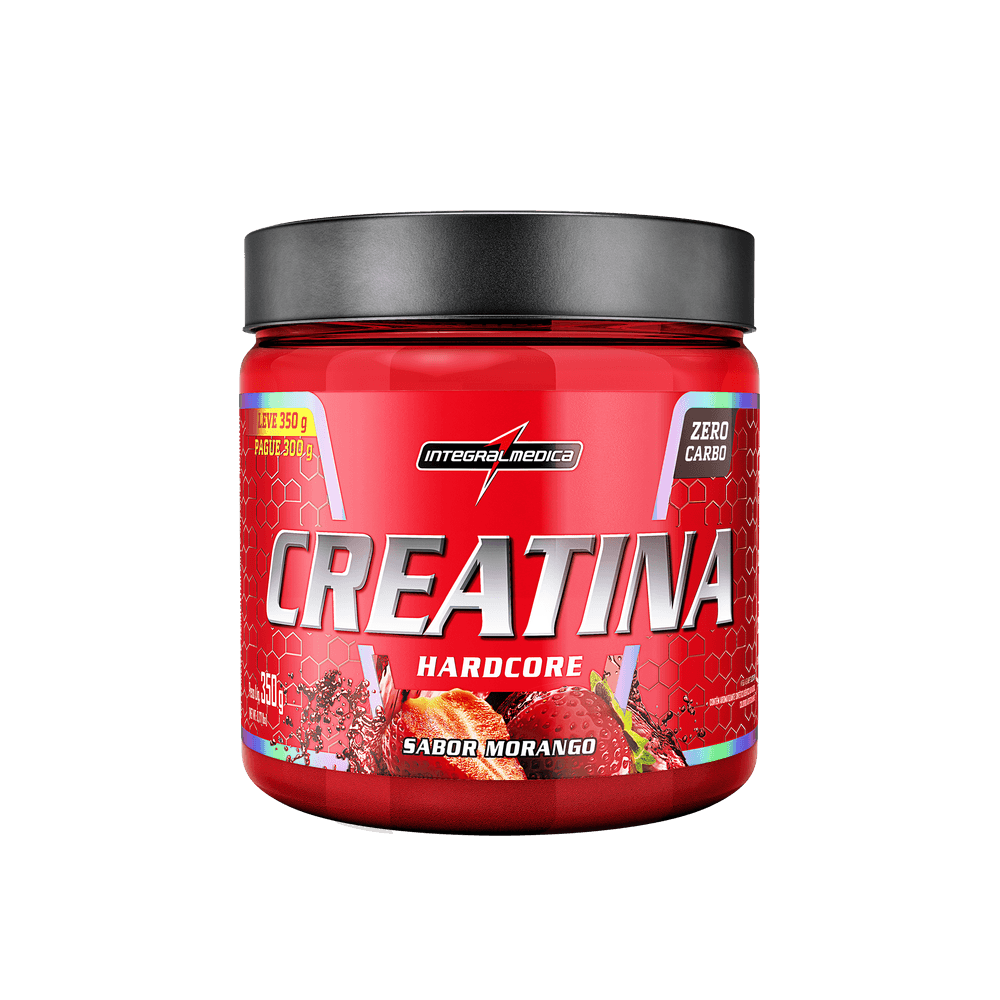 Creatina 350g Hardcore Com Sabor